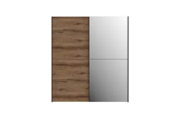 Vaatekaappi Velingrad 62x171 cm - Ruskea/Musta - Säilytys - Vaatesäilytys - Vaatekaappi