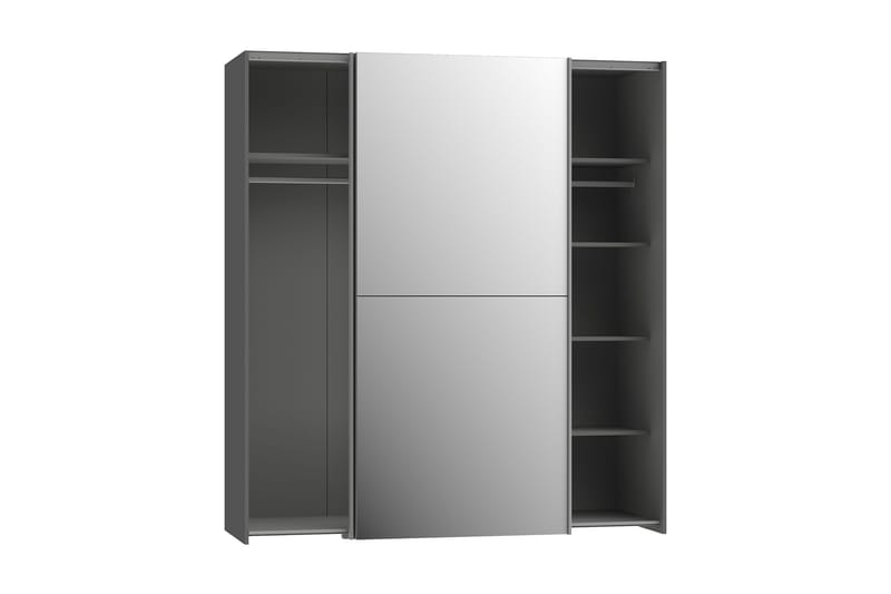 Vaatekaappi Velingrad 62x171 cm - Tummanharmaa - Säilytys - Vaatesäilytys - Vaatekaappi