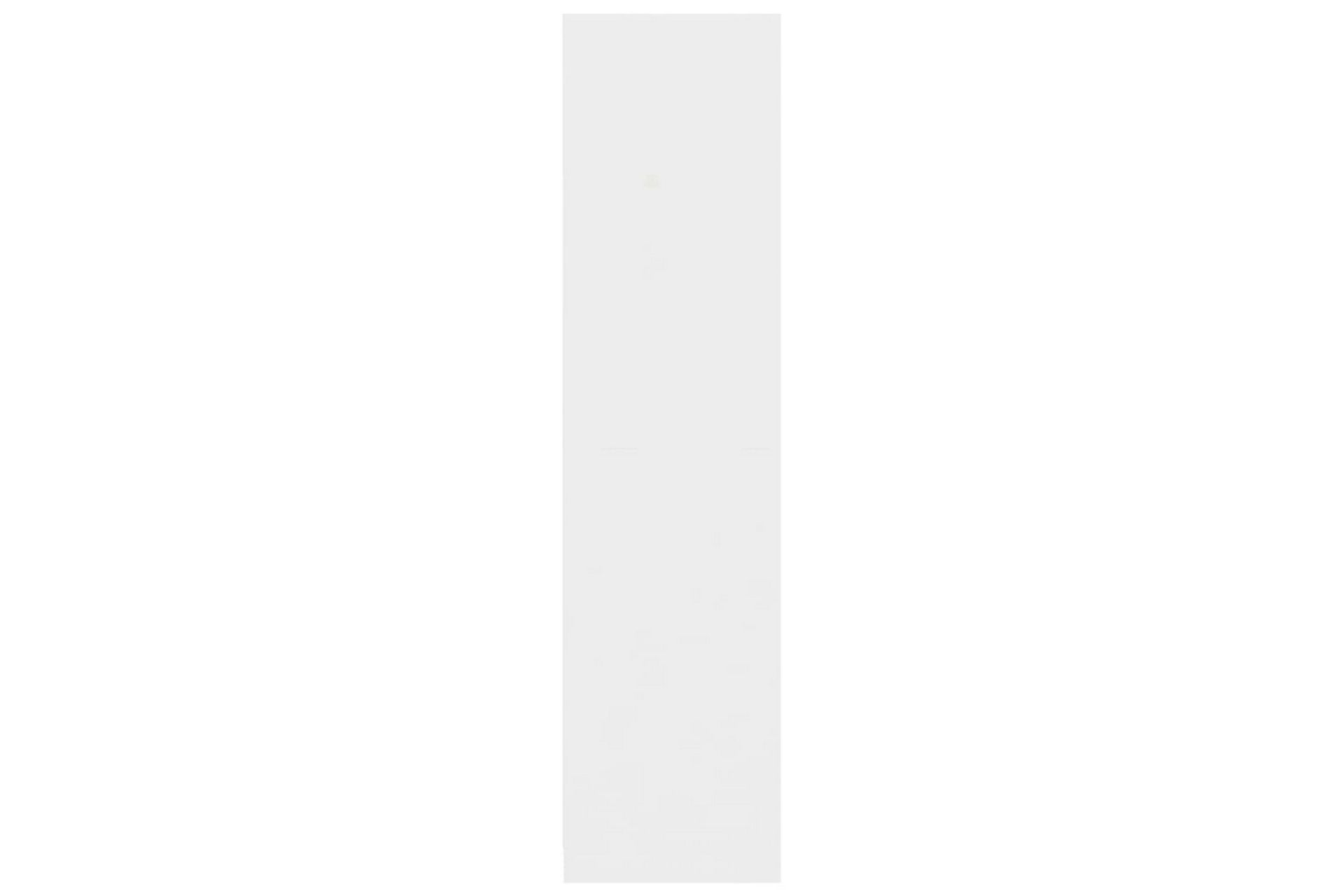 Vaatekaappi vetolaatikoilla valkoinen 50x50x200 cm lastulevy - Valkoinen - Säilytys - Vaatesäilytys - Vaatekaappi
