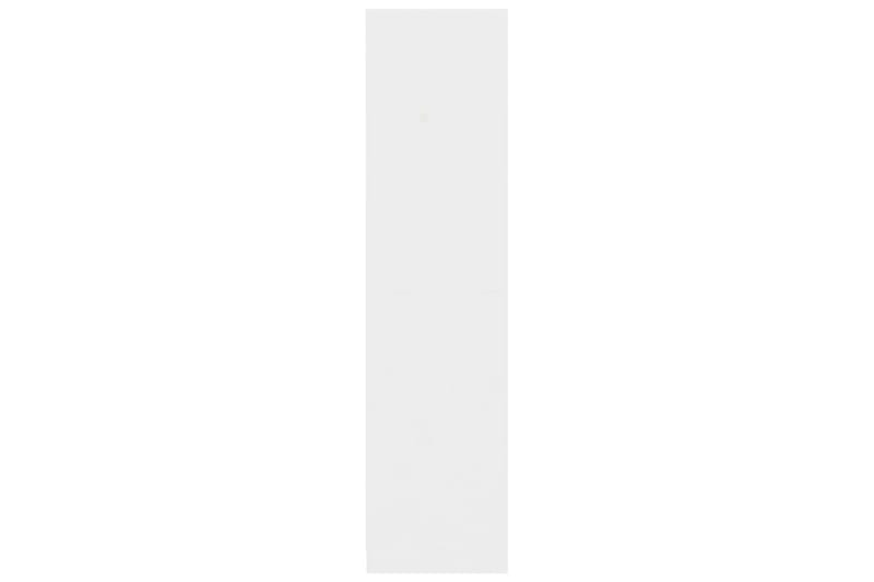 Vaatekaappi vetolaatikoilla valkoinen 50x50x200 cm lastulevy - Valkoinen - Säilytys - Vaatesäilytys - Vaatekaappi