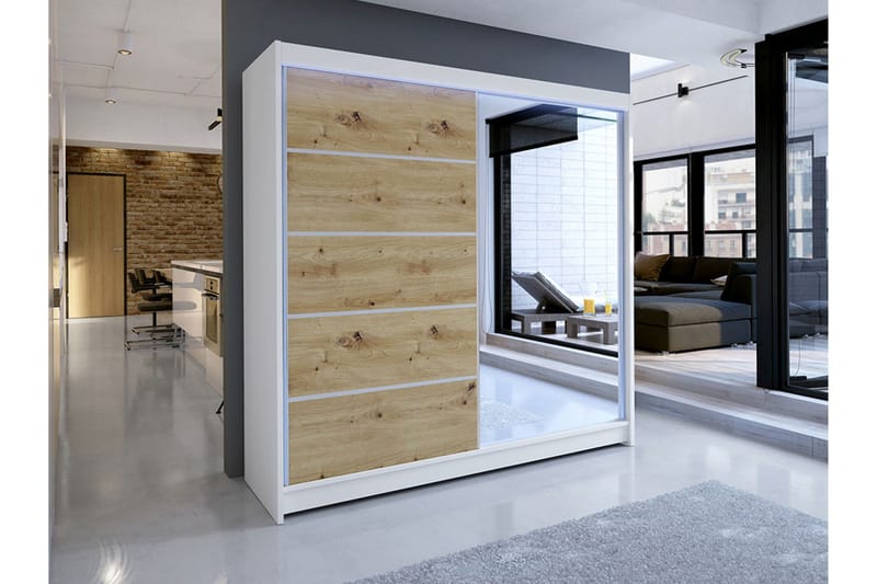 Vaatekaappi Wallinford - Säilytys - Vaatesäilytys - Vaatekaappi