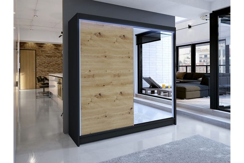 Vaatekaappi Wallinford - Säilytys - Vaatesäilytys - Vaatekaappi