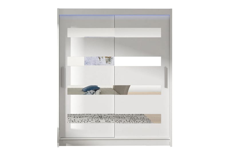 Vaatekaappi Westa 150x58x200 cm, Valkoinen