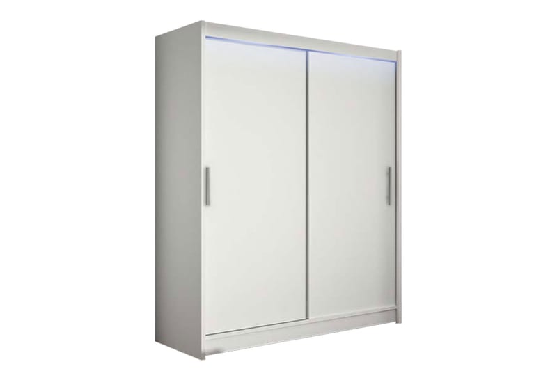 Vaatekaappi Westa 150x58x200 cm - Valkoinen - Säilytys - Vaatesäilytys - Vaatekaappi