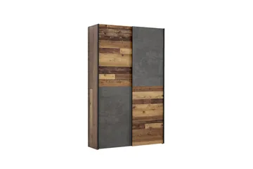 Vaatekaappi Zlatograd 42x120 cm - Luonnonväri/Tummanharmaa - Säilytys - Vaatesäilytys - Vaatekaappi