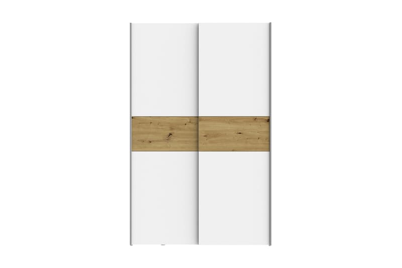 Vaatekaappi Zlatograd 62x120 cm - Valkoinen/Ruskea - Säilytys - Vaatesäilytys - Vaatekaappi