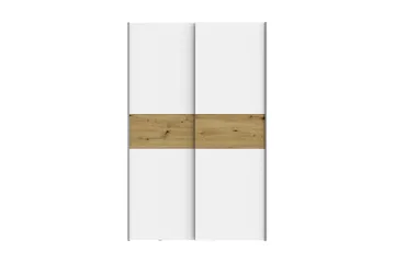 Vaatekaappi Zlatograd 62x120 cm - Valkoinen/Ruskea - Säilytys - Vaatesäilytys - Vaatekaappi