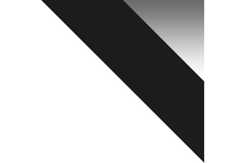 Vaatekaappi Presto 58x150 cm LED-valaistus - Valkoinen/Musta - Säilytys - Vaatesäilytys - Vaatekaappi