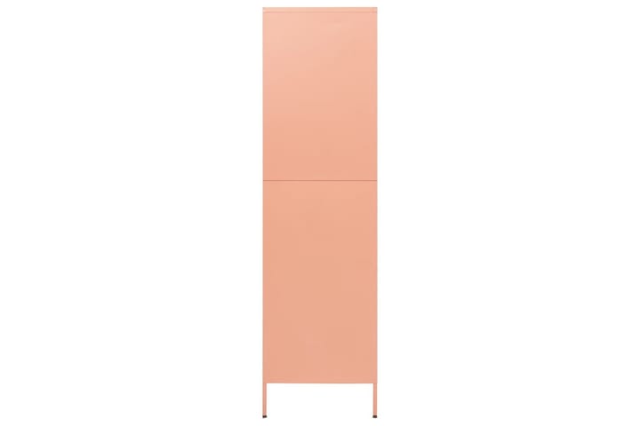 Vaatekaappi pinkki 90x50x180 cm teräs - Vaatekaappi