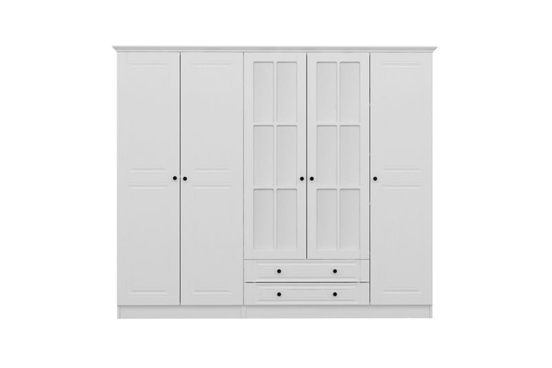 Vaatekaappi peilillä Cambrian - Valkoinen - Säilytys - Vaatesäilytys - Vaatekaappi