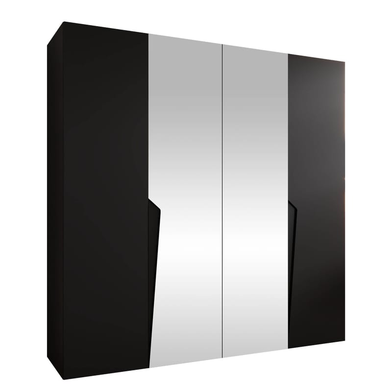 vaatekaappi Vaatekaappi PIANO 2 200 musta Musta