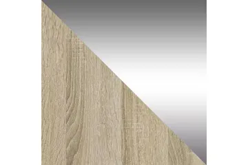 Vaatekaappi Presto 150 cm liukuovet Kapea Peili - Vaalea Tammi - Säilytys - Vaatesäilytys - Vaatekaappi