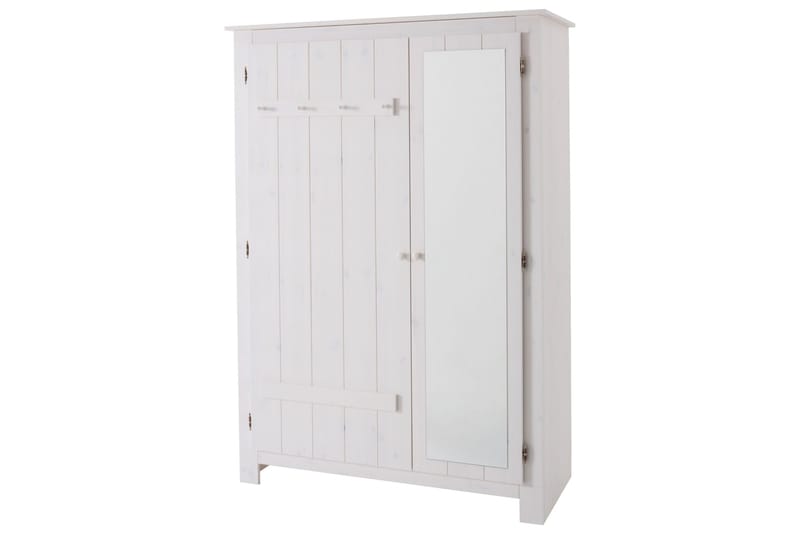 Vaatekaappi peilillä Mooglie, Valkoinen