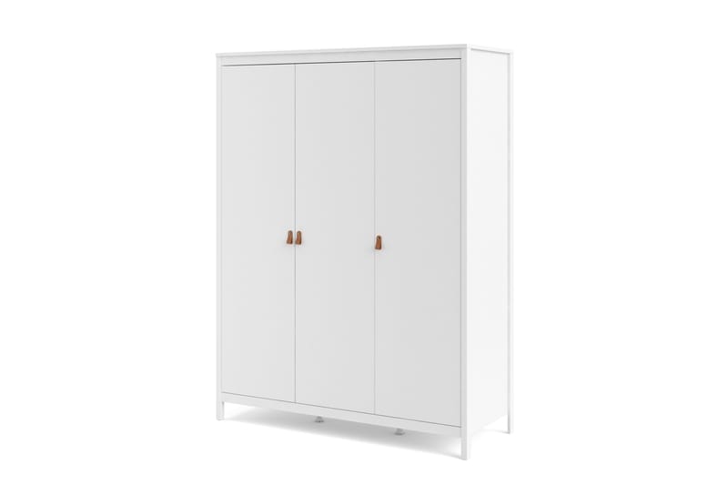 Vallvidera-vaatekaappi 58x150 cm - Valkoinen - Säilytys - Vaatesäilytys - Vaatekaappi