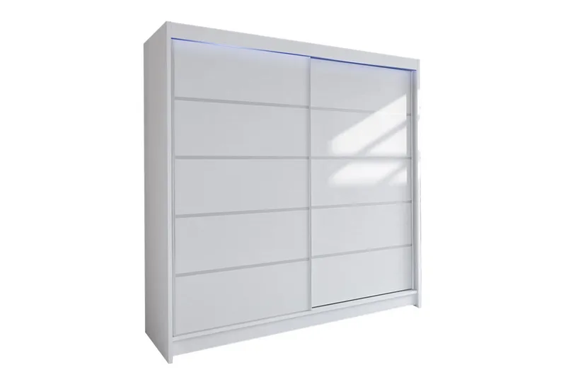 Vaatekaappi Wallinford 180x215 cm, Valkoinen