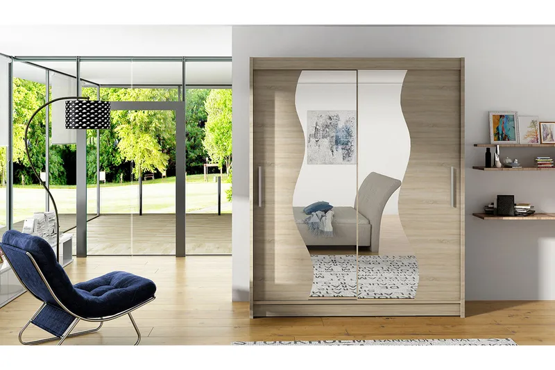 West Vaatekaappi 150x58x200 cm - Säilytys - Vaatesäilytys - Vaatekaappi