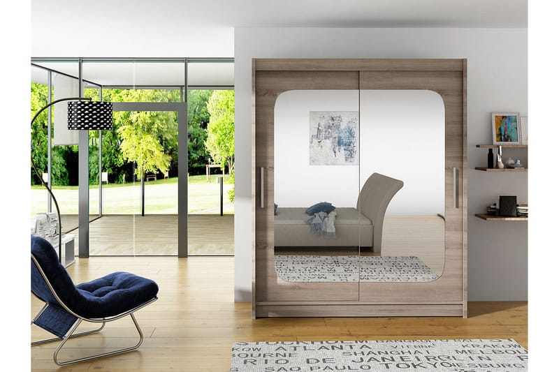 West Vaatekaappi 150x58x200 cm - Säilytys - Vaatesäilytys - Vaatekaappi