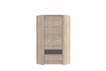 Yazmene vaatekaappi eteiseen 95x81 cm puuta - Beige - Säilytys - Vaatesäilytys - Vaatekaappi