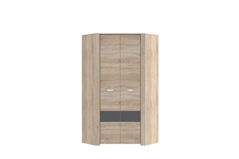Yazmene vaatekaappi eteiseen 95x81 cm puuta - Beige - Säilytys - Vaatesäilytys - Vaatekaappi