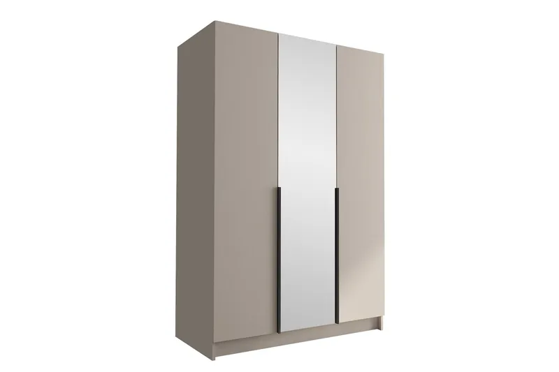 Vaatekaappi Peilillä Herrljunga 150 cm, Kashmir/Musta