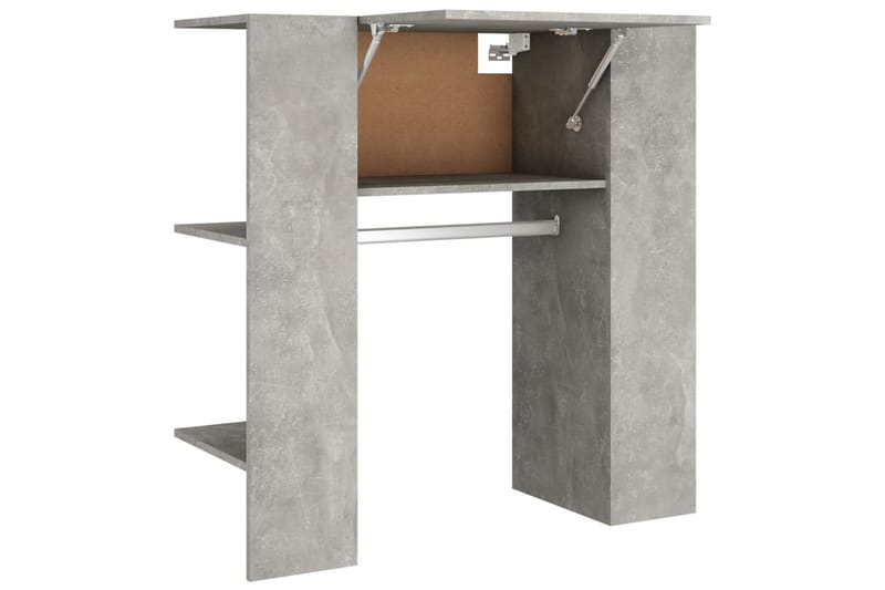 beBasic Eteisen kaappi betoninharmaa 97,5x37x99 cm tekninen puu - Harmaa - Säilytys - Vaatesäilytys - Vaatenaulakko