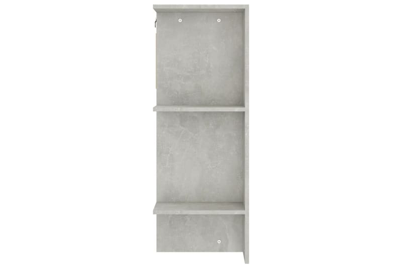 beBasic Eteisen kaappi betoninharmaa 97,5x37x99 cm tekninen puu - Harmaa - Säilytys - Vaatesäilytys - Vaatenaulakko
