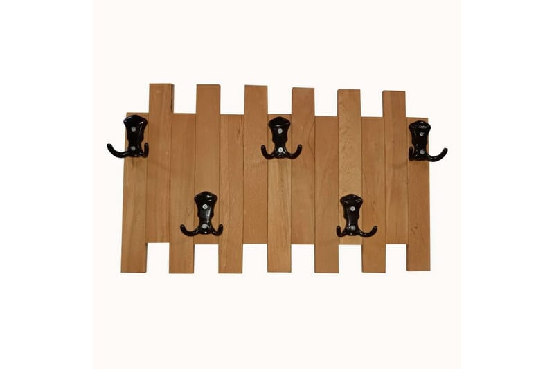 Endor Naulakko 51 cm - Ruskea - Säilytys - Vaatesäilytys - Vaatenaulakko - Koukkunaulakot