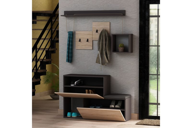 Eteissäilytin Rodger - Huonekalut - Kalustesetit - Eteisen kalustesetit