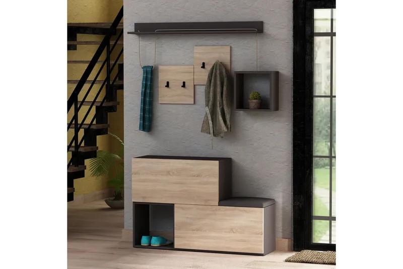 Eteissäilytin Rodger - Huonekalut - Kalustesetit - Eteisen kalustesetit