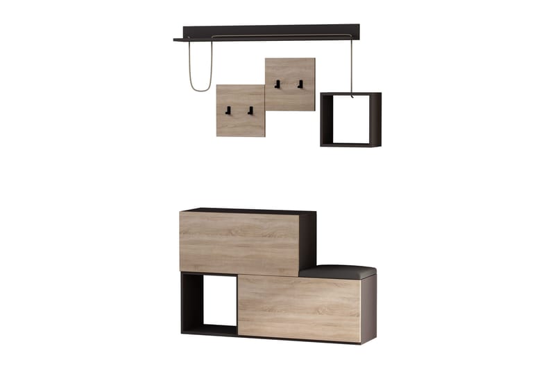 Eteissäilytin Rodger - Huonekalut - Kalustesetit - Eteisen kalustesetit