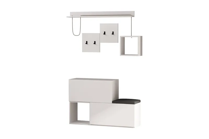 Eteissäilytin Rodger - Huonekalut - Kalustesetit - Eteisen kalustesetit