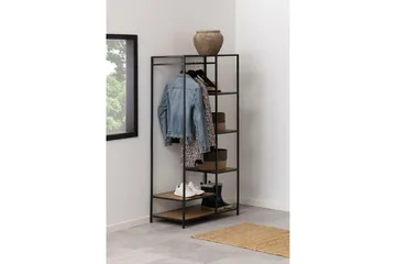 Hartsoe Naulakko 77 cm - Musta - Säilytys - Vaatesäilytys - Vaatenaulakko - Koukkunaulakot
