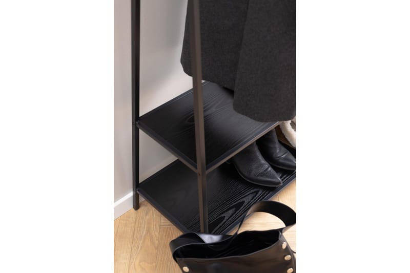 Hartsoe Naulakko 77 cm - Musta - Säilytys - Vaatesäilytys - Vaatenaulakko - Koukkunaulakot