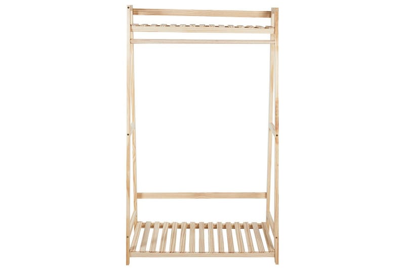 Klädhängare Beliani Baker Light colored wood - Säilytys - Vaatesäilytys - Vaatenaulakko