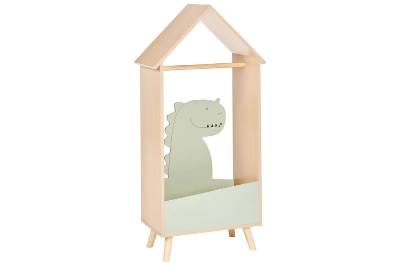 Klädhängare Beliani Durango NO_BRAND Light colored wood||Green, undefined