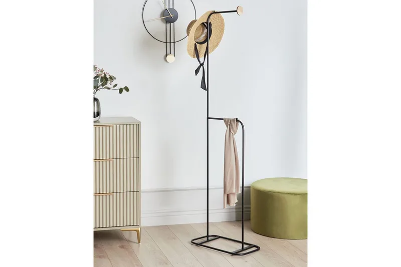 Klädhängare Beliani Eureka Black - Säilytys - Vaatesäilytys - Vaatenaulakko