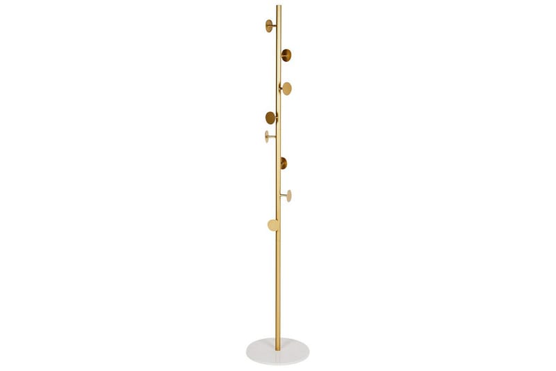 Klädhängare Beliani Notus Guld/vit NO_BRAND GOLD||White, undefined