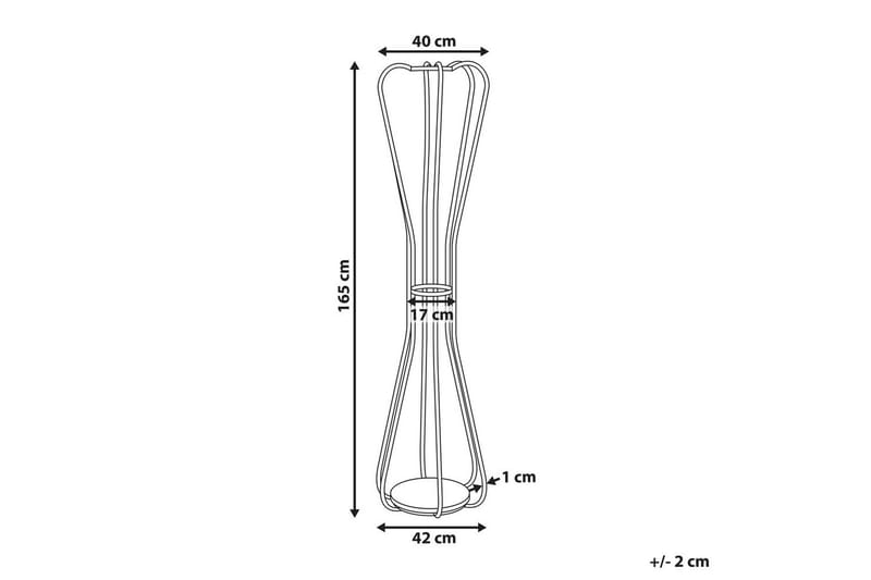 Klädhängare Beliani Ordway Silver Silver - Säilytys - Vaatesäilytys - Vaatenaulakko
