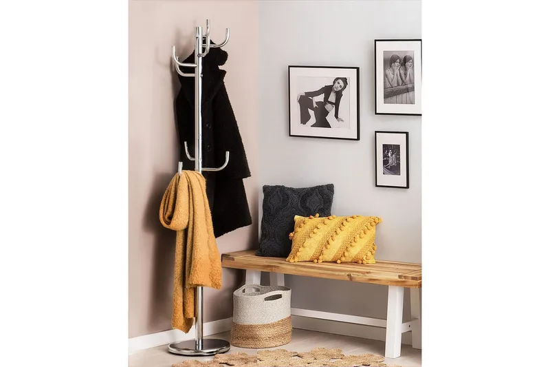 Klädhängare Beliani Trenton Silver - Säilytys - Vaatesäilytys - Vaatenaulakko