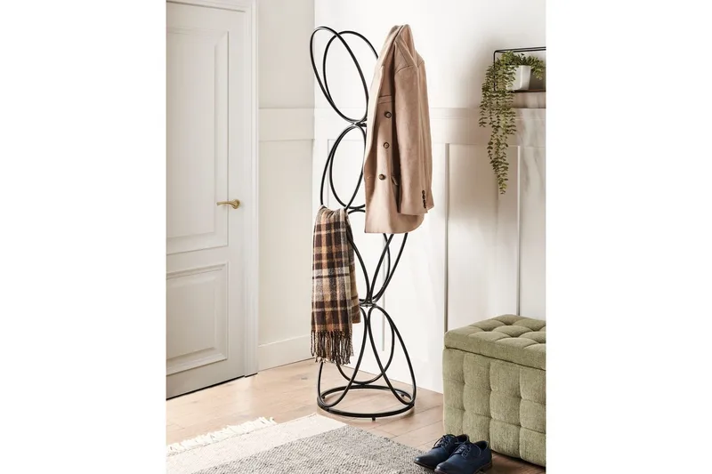 Klädhängare Beliani Walters Guld Black - Säilytys - Vaatesäilytys - Vaatenaulakko