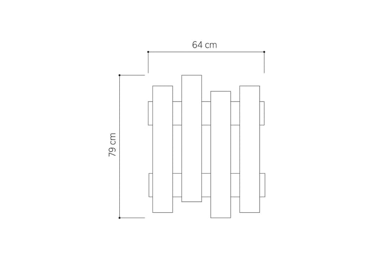 Decorta Naulakko - Säilytys - Vaatesäilytys - Vaatenaulakko - Koukkunaulakot