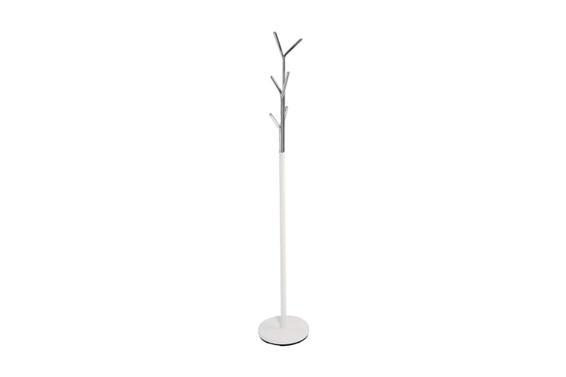 Eteisnaulakko Catawba 174 cm - Valkoinen/Hopea - Säilytys - Vaatesäilytys - Vaatenaulakko - Koukkunaulakot