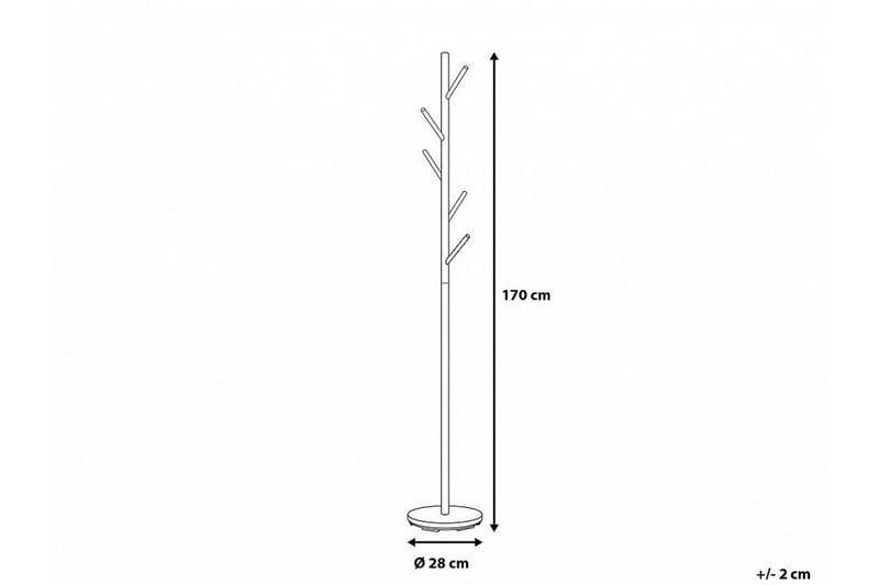 Naulakko Gahm - Hopea - Säilytys - Vaatesäilytys - Vaatenaulakko - Koukkunaulakot
