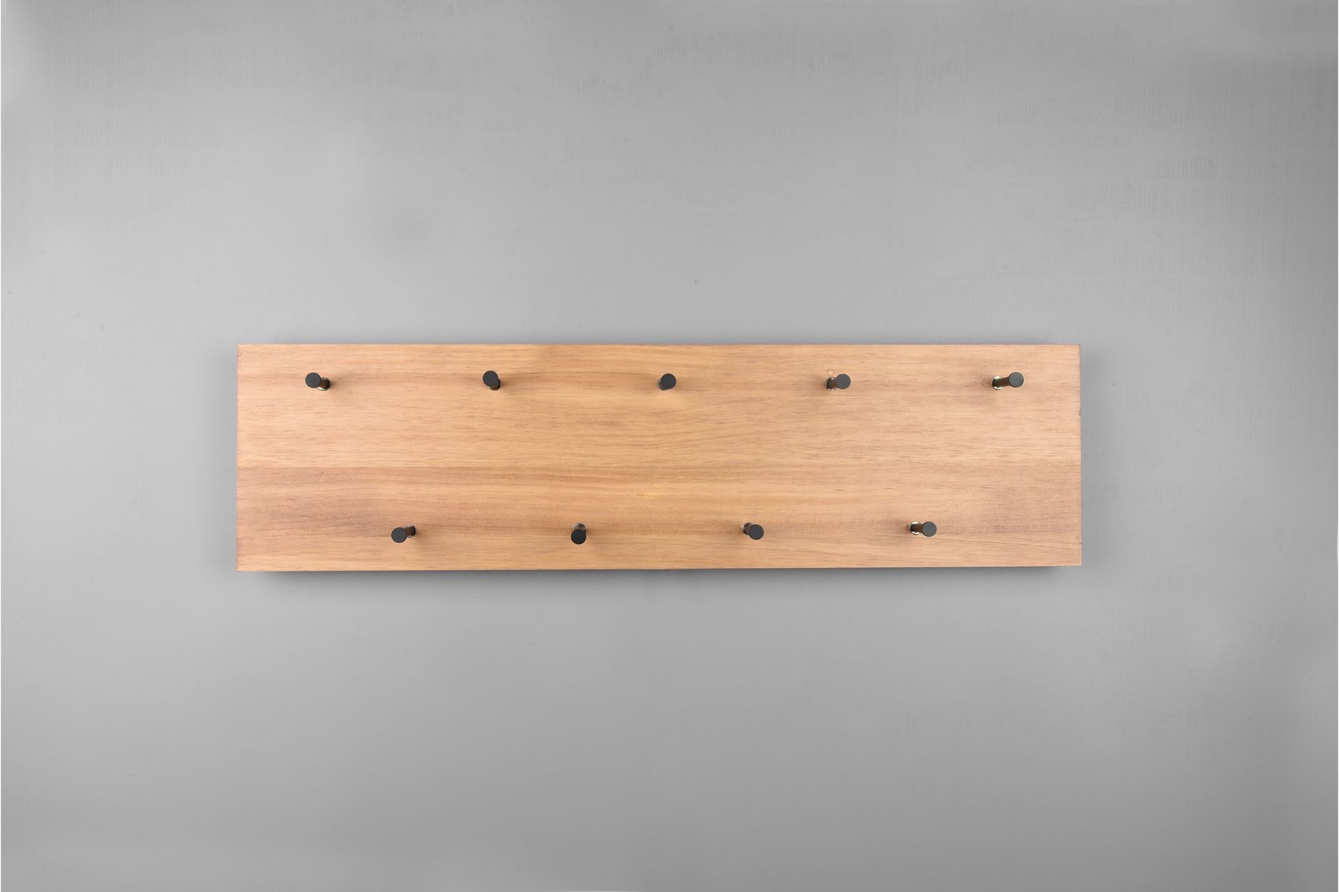 Naulakko Samantha LED-valolla 75x30 cm Puu/Musta - Mirrors and more - Säilytys - Vaatesäilytys - Vaatenaulakko - Koukkunaulakot