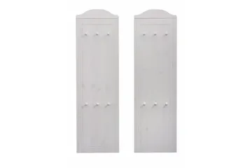 Vaatenaulakko Fania 37 cm - Valkoinen - Säilytys - Vaatesäilytys - Vaatenaulakko - Koukkunaulakot