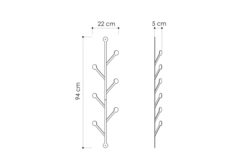 Vaatesäilytin Homitis - Säilytys - Vaatesäilytys - Vaatenaulakko - Koukkunaulakot