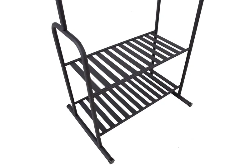 Vaateteline Felix Musta - Säilytys - Vaatesäilytys - Vaatenaulakko - Koukkunaulakot