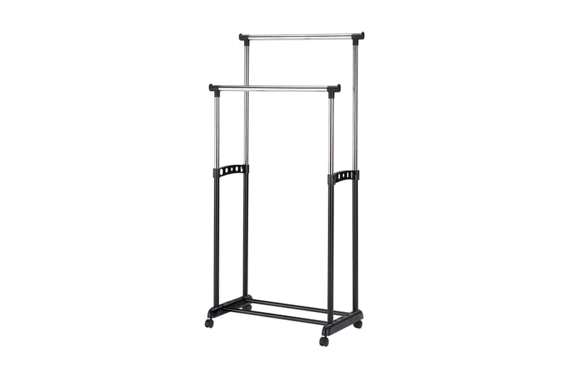 Vaateteline Ponzana 83x43 cm, Musta/Hopea