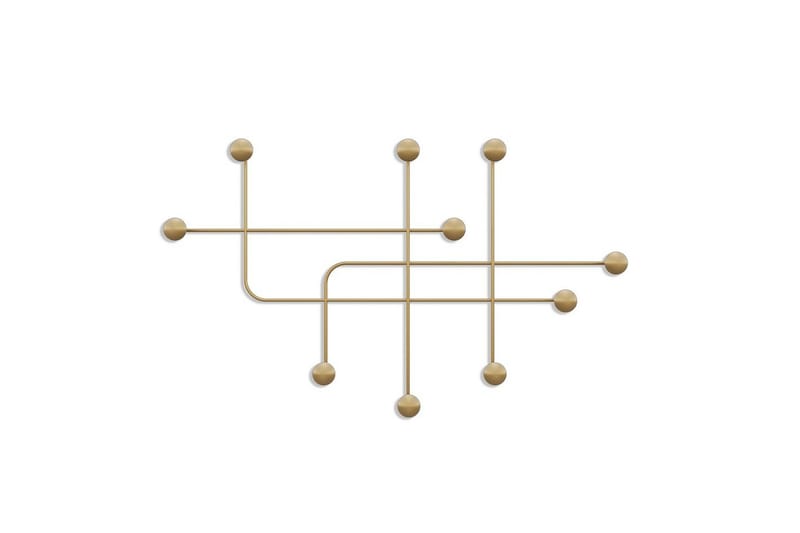 Metallinen Seinäkoukku Australia Kulta - Kulta - Säilytys - Vaatesäilytys - Vaatenaulakko