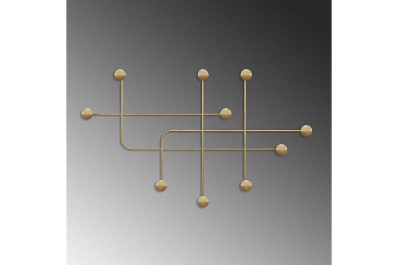 Metallinen Seinäkoukku Australia Kulta - Kulta - Säilytys - Vaatesäilytys - Vaatenaulakko